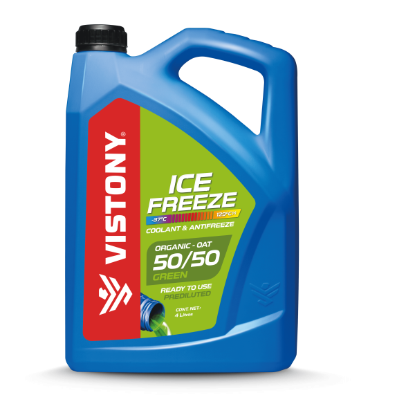 GL COOLANT ICE FREEZE ORGANICO (OAT) 50/50 GREEN - 4L. Pack de 6 unidades